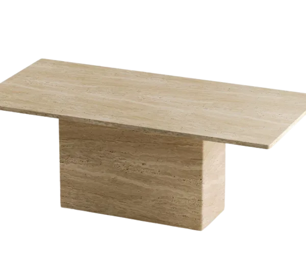 Arte Marble Viamao Traverten Yemek Masası