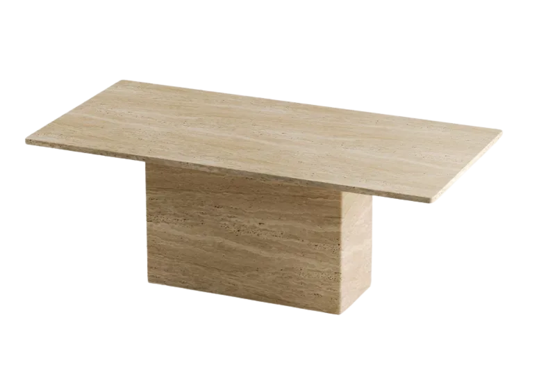 Arte Marble Viamao Traverten Yemek Masası
