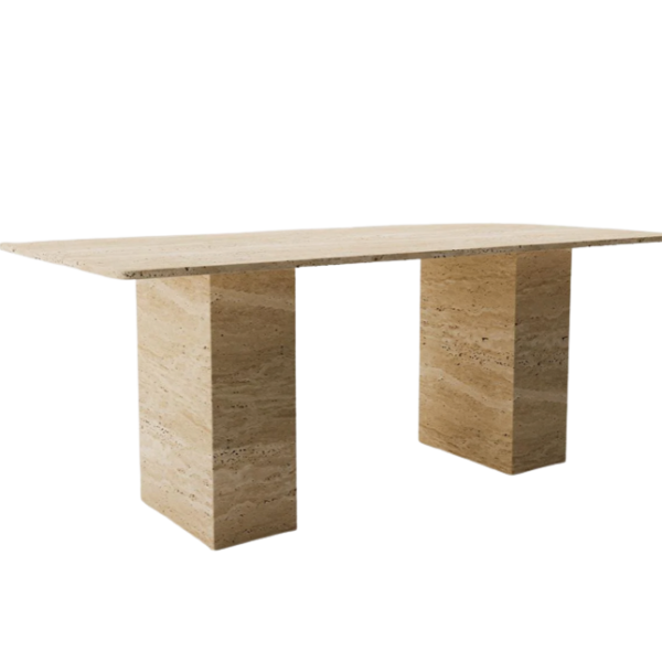 Arte Marble Guaiba Traverten Yemek Masası