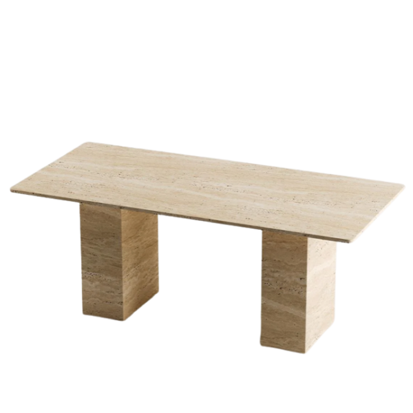 Arte Marble Guaiba Traverten Yemek Masası