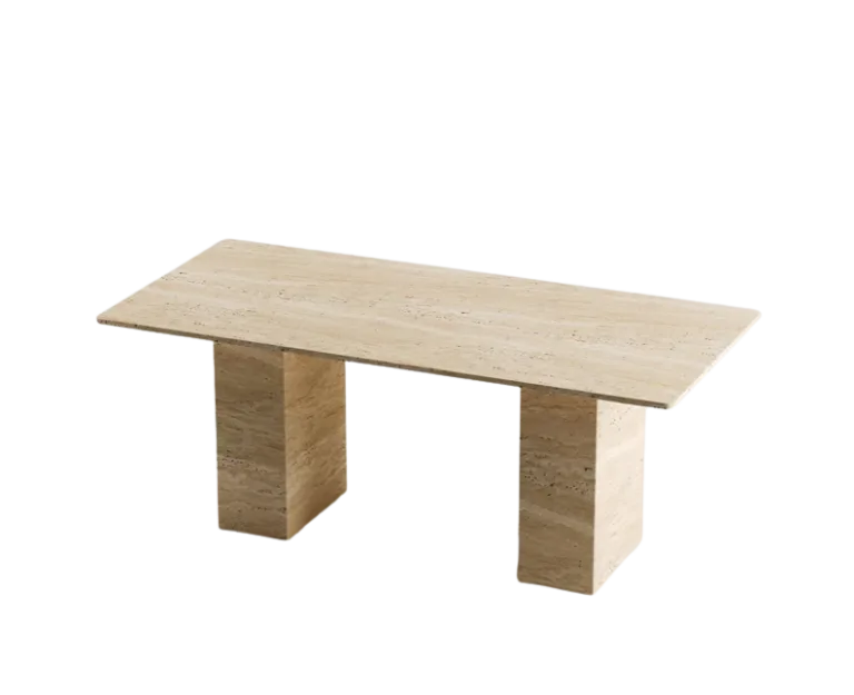 Arte Marble Guaiba Traverten Yemek Masası