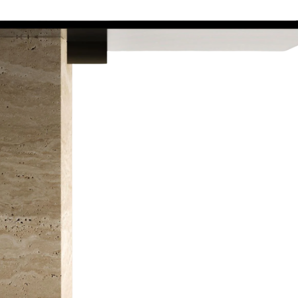 Arte Marble Horizontina Traverten Yemek Masası