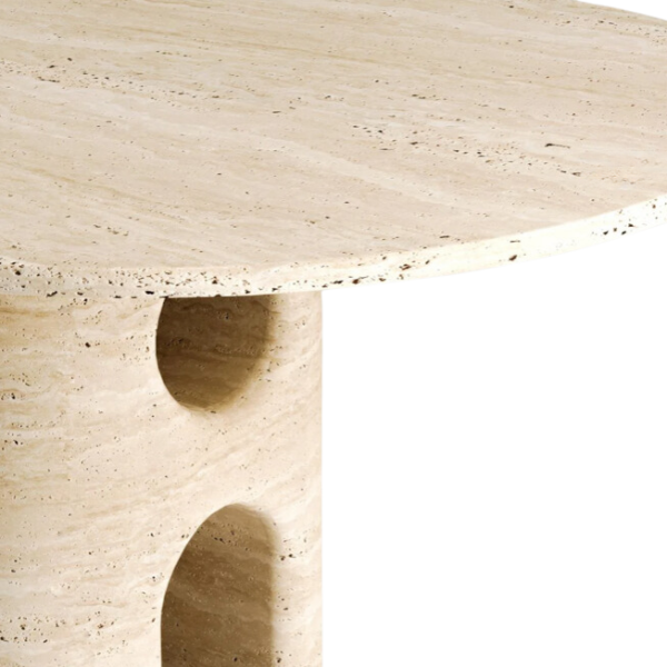 Arte Marble Triunfo Traverten Yemek Masası