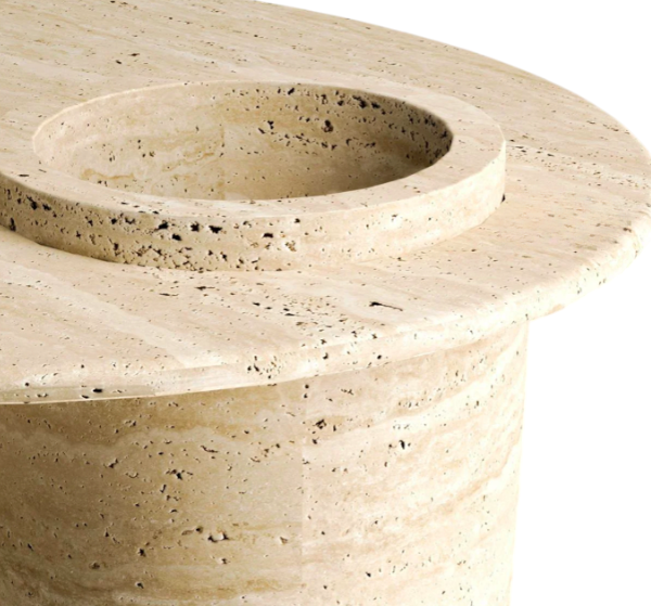 Arte Marble Betim Traverten Yemek Masası