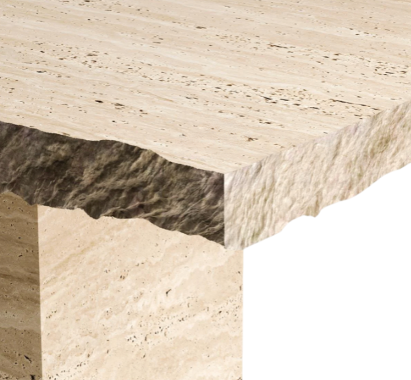 Arte Marble Patos Traverten Yemek Masası