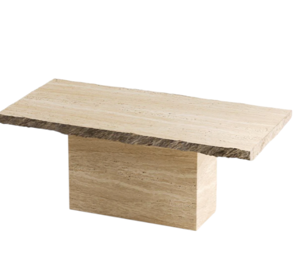 Arte Marble Patos Traverten Yemek Masası