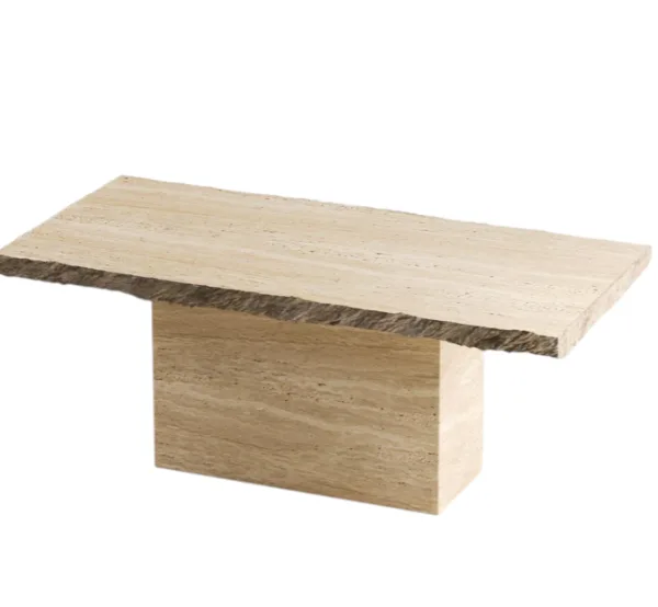 Arte Marble Patos Traverten Yemek Masası
