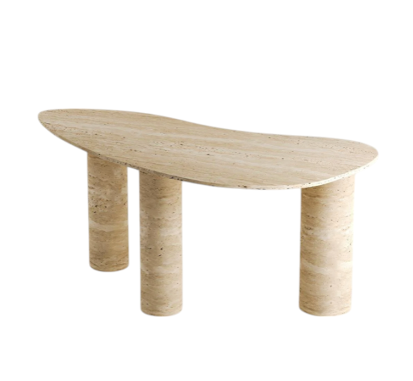 Arte Marble Paracatu Traverten Yemek Masası