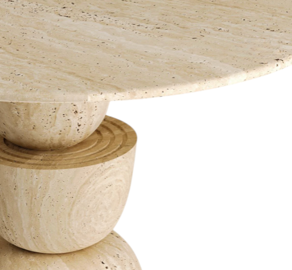 Arte Marble Serro Traverten Yemek Masası