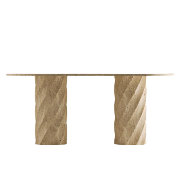 Arte Marble Itabira Traverten Yemek Masası