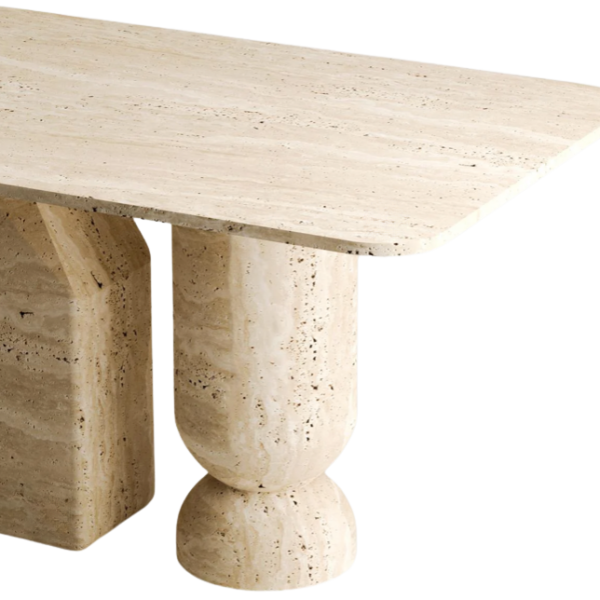 Arte Marble Ipatinga Traverten Yemek Masası
