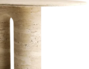 Arte Marble Caratinga Traverten Yemek Masası