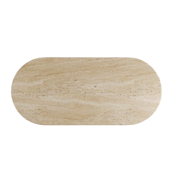 Arte Marble Caratinga Traverten Yemek Masası