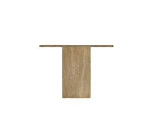 Arte Marble Barbacena Traverten Yuvarlak Yemek Masası