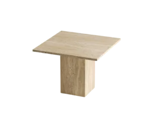 Arte Marble Barbacena Traverten Yuvarlak Yemek Masası