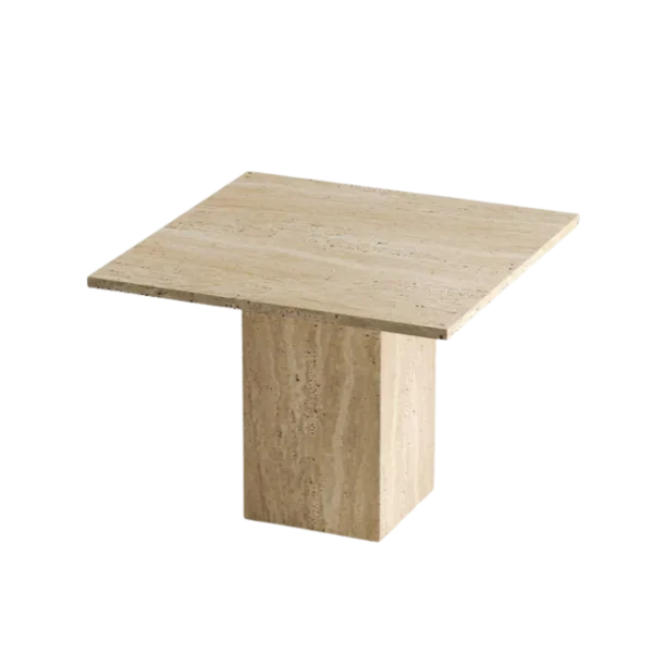 Arte Marble Barbacena Traverten Yuvarlak Yemek Masası
