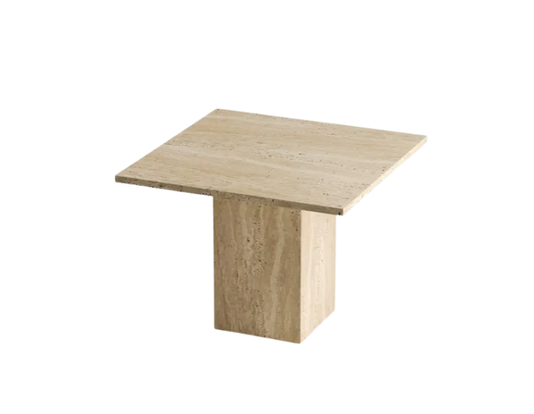 Arte Marble Barbacena Traverten Yuvarlak Yemek Masası