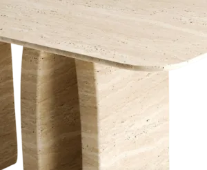 Arte Marble Passos Traverten Yemek Masası