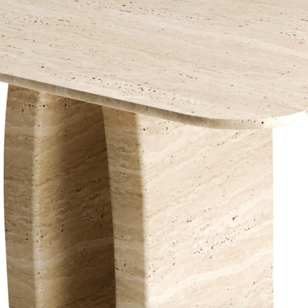 Arte Marble Passos Traverten Yemek Masası