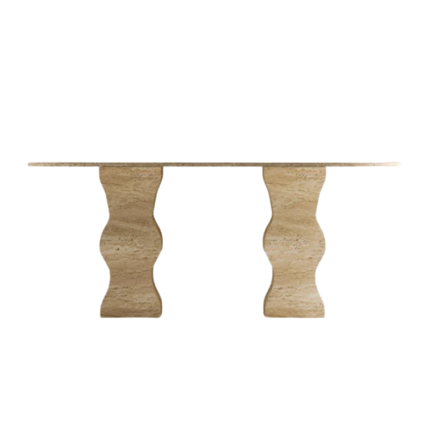 Arte Marble Varginha Traverten Yemek Masası