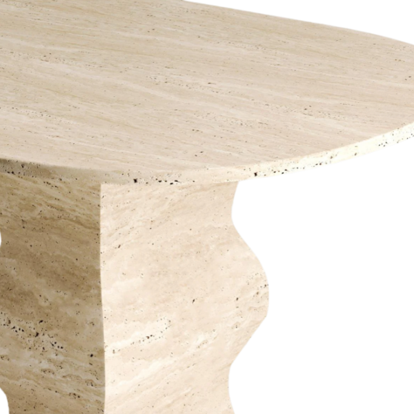 Arte Marble Varginha Traverten Yemek Masası