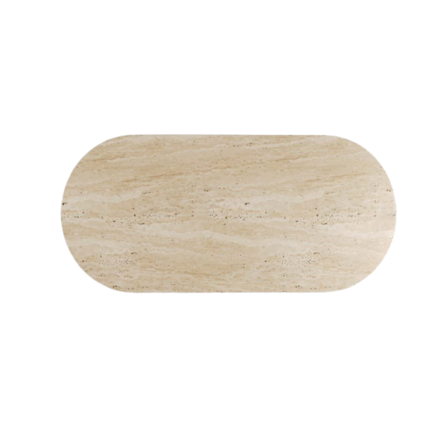 Arte Marble Lavras Traverten Yemek Masası