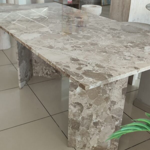 Arte Marble Batatais Latte Mermer Yemek Masası