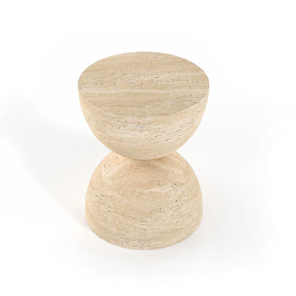 Arte Marble Cascavel Traverten Yan Sehpa