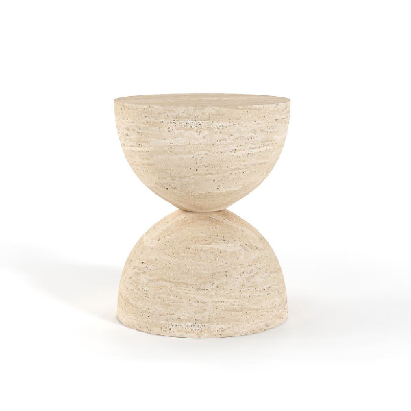 Arte Marble Cascavel Traverten Yan Sehpa