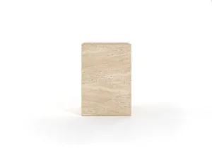 Arte Marble Aquiraz Traverten Yan Sehpa