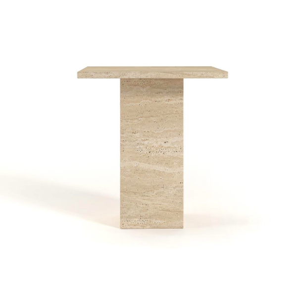 Arte Marble Maranguape Traverten Yan Sehpa