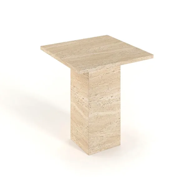 Arte Marble Maranguape Traverten Yan Sehpa