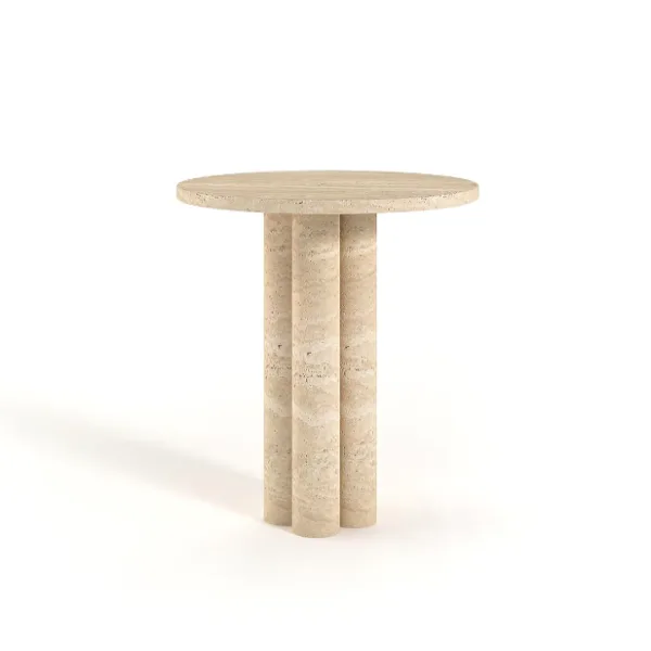 Arte Marble Camocim Traverten Yan Sehpa