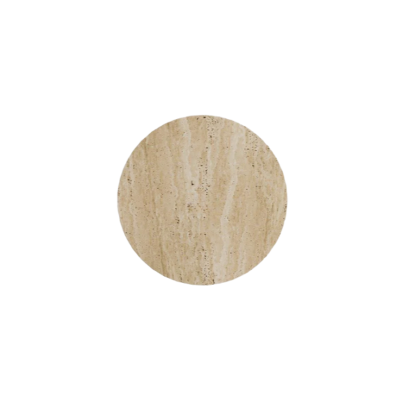 Arte Marble Crateus Traverten Yan Sehpa