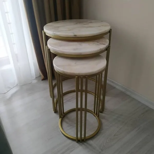 Arte Marble Guaratuba Vizon Marmara 3'lü Zigon