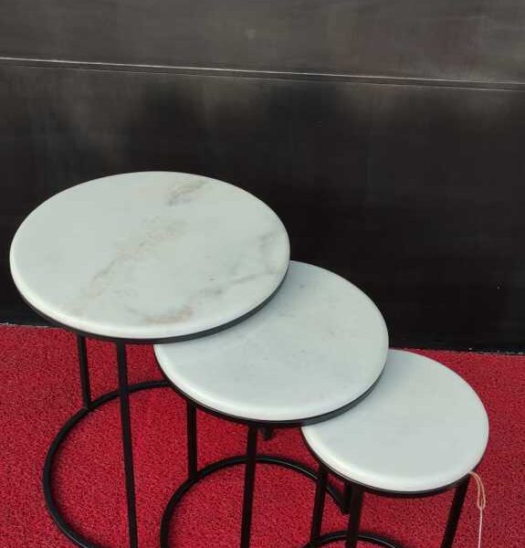 Arte Marble Amparo Kemalpaşa 3'lü Zigon Takımı