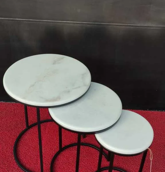 Arte Marble Amparo Kemalpaşa 3'lü Zigon Takımı